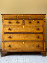 Load image into Gallery viewer, Golden Oak Chest of Drawers.
