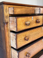 Load image into Gallery viewer, Golden Oak Chest of Drawers.
