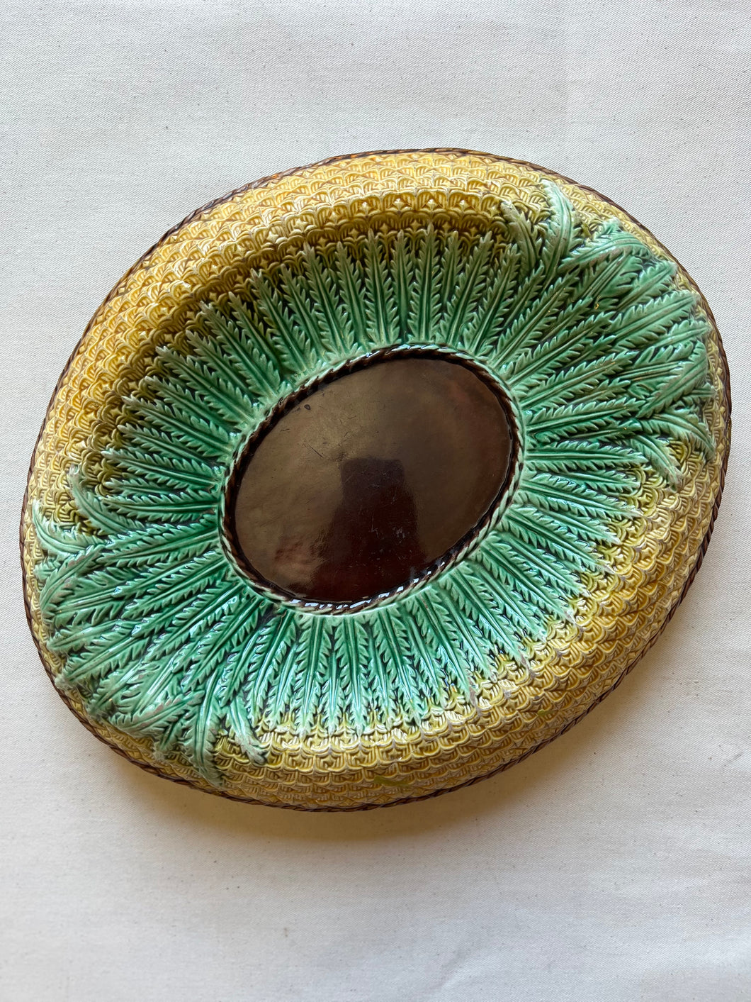 Majolica Bread Plate