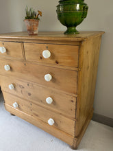 Load image into Gallery viewer, Pine Chest Of Drawers.
