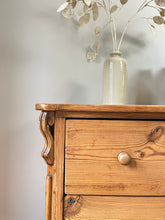 Load image into Gallery viewer, Continental Pine Chest of Drawers.
