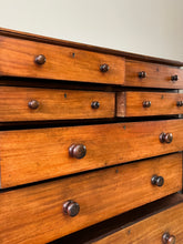 Load image into Gallery viewer, Walnut Chest Of Drawers.
