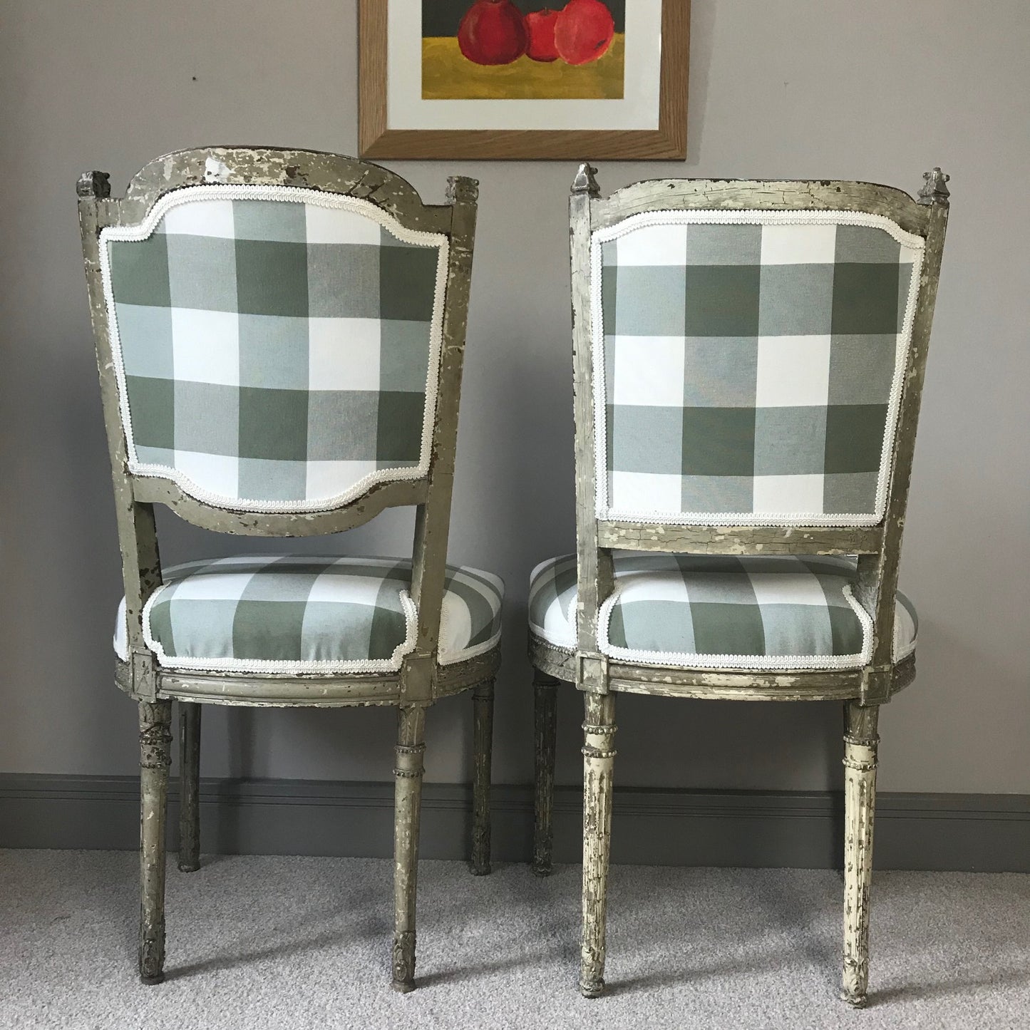 Two Louis XVI Side Chairs.