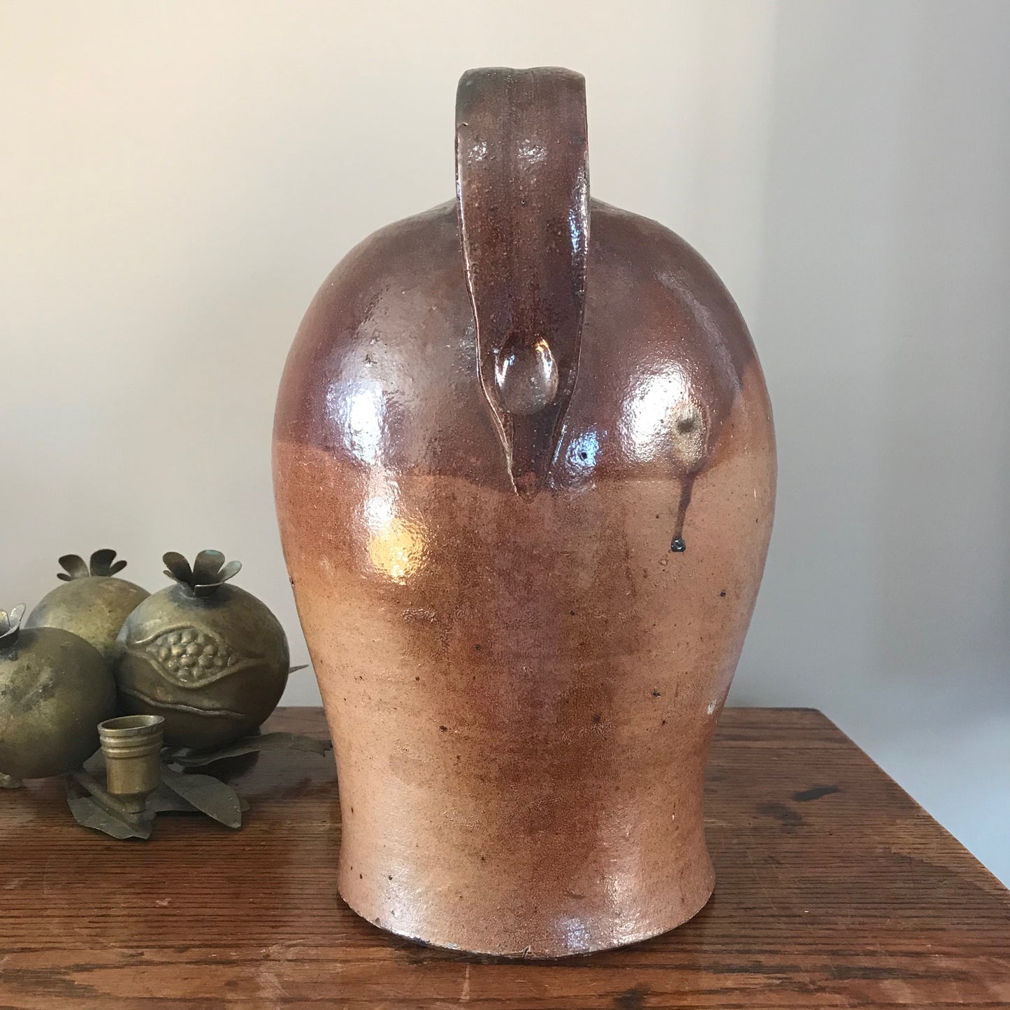 Salt Glazed Stoneware Jug.