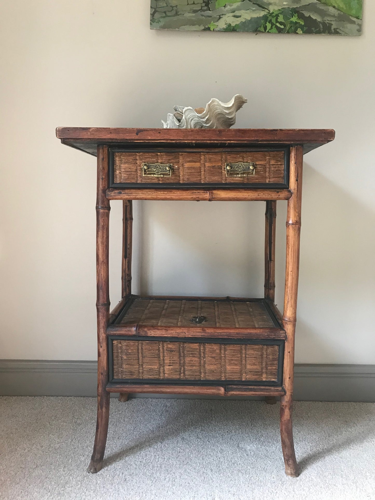 Bamboo Side Table.