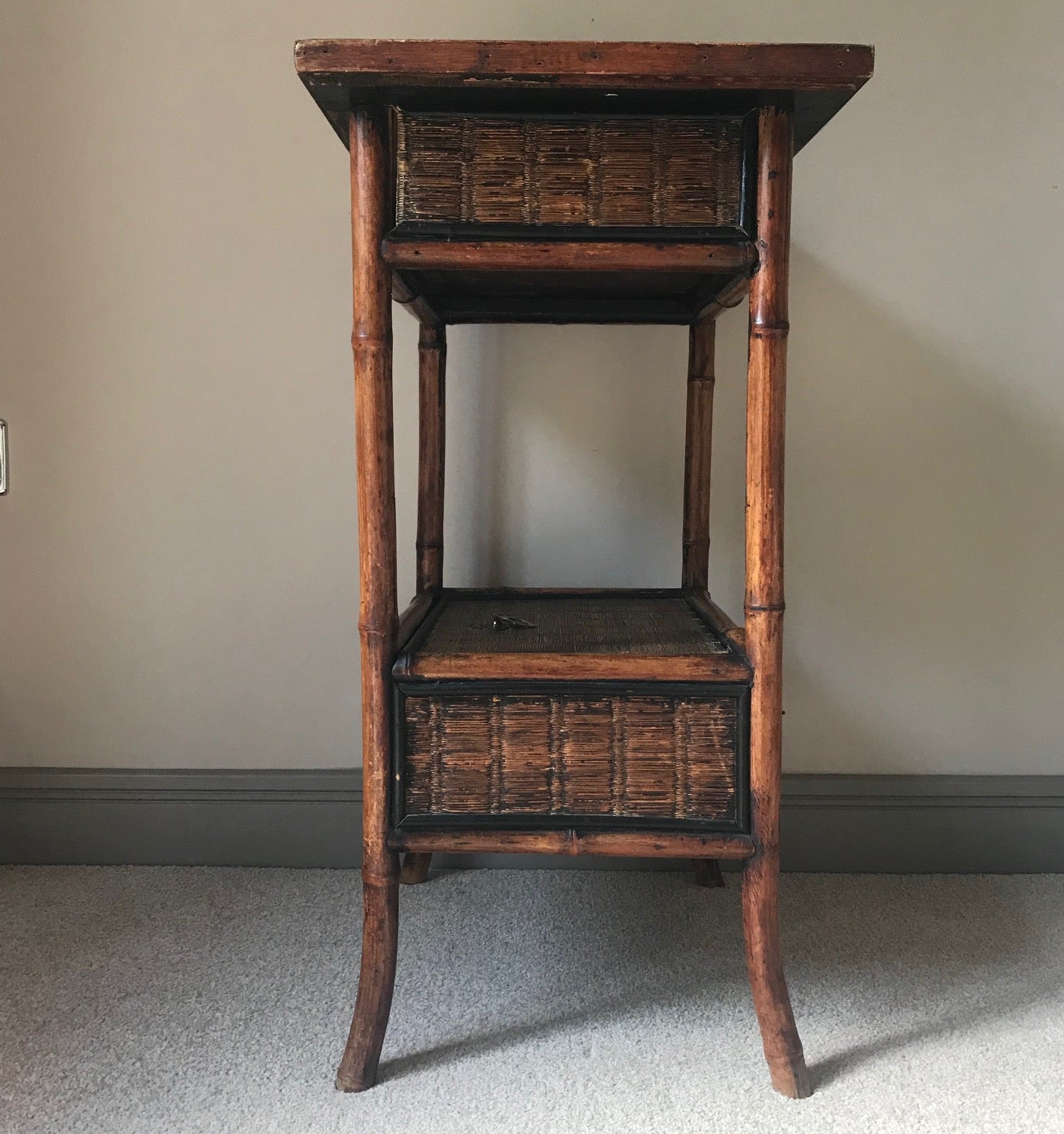 Bamboo Side Table.