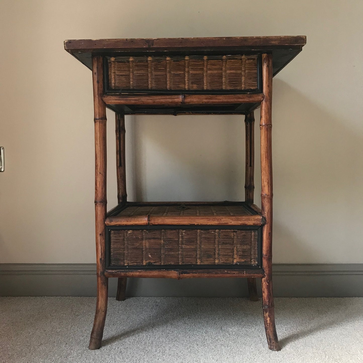 Bamboo Side Table.