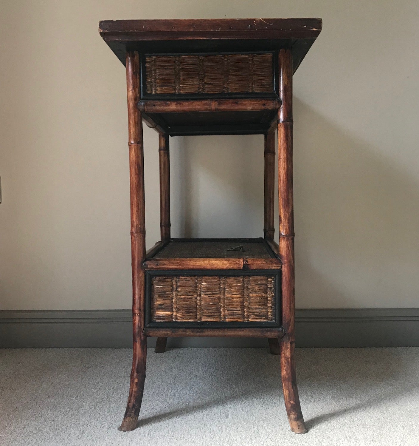 Bamboo Side Table.